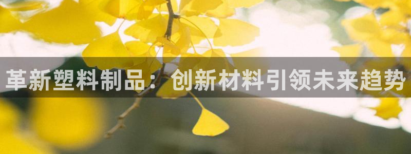 2138cn太阳集团古天乐·首页(欢迎您)：革新塑料制品：创