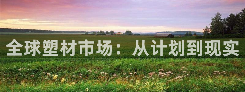 太阳成集团tyc234cc主页网址：全球塑材市场：从计划到现
