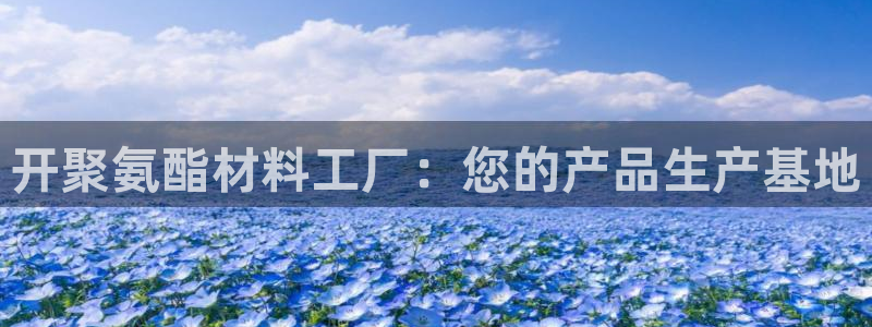太阳集团城网站2：开聚氨酯材料工厂：您的产品生产基地