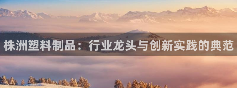 太阳集团游戏城旧版1382：株洲塑料制品：行业龙头与创新实践